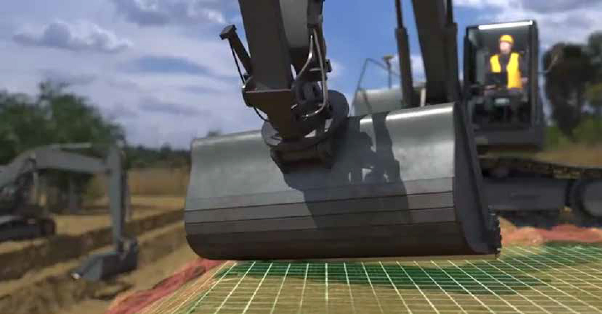 Semi-automatické rypadlo